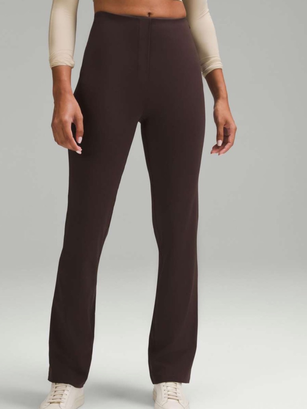LULULEMON Smooth Fit Pull On High Rise Flared Espresso Brown